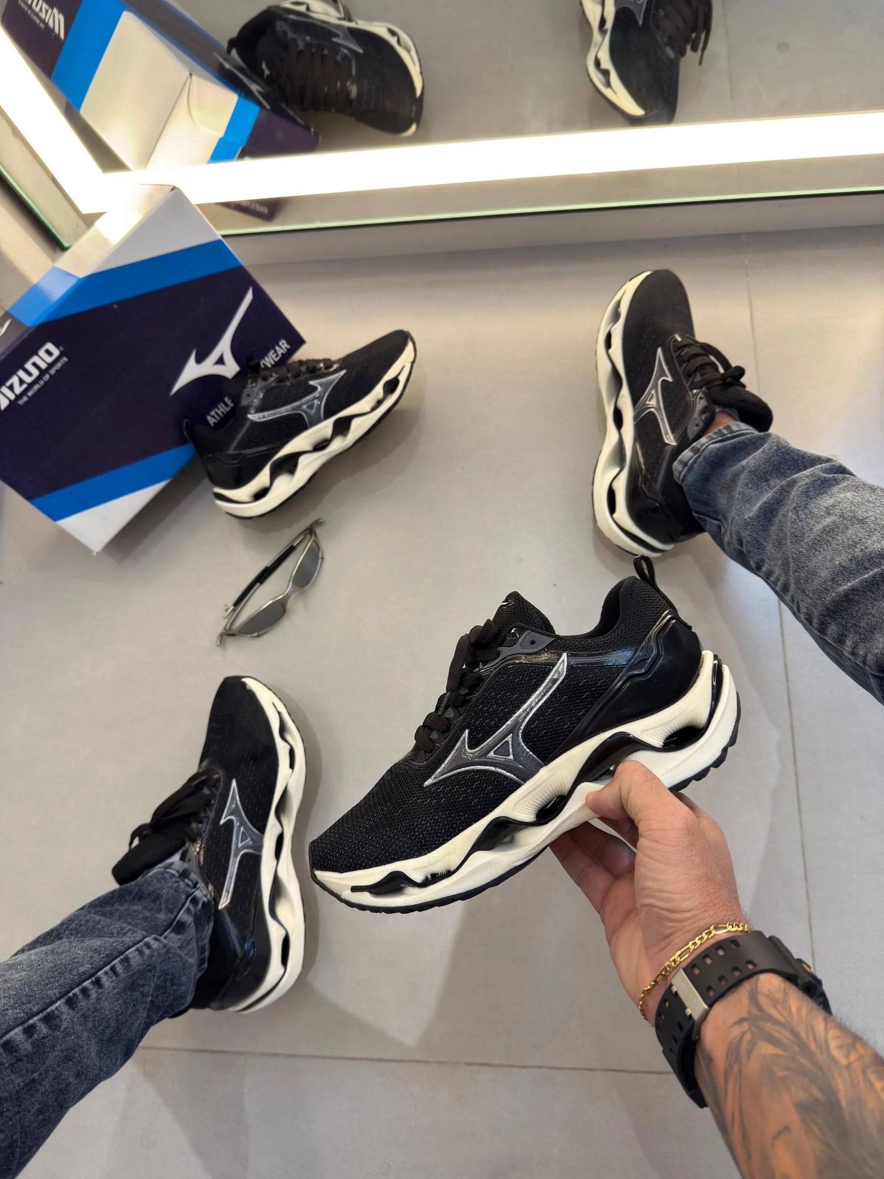 Tênis Masculino MZN Wave Stratos 3