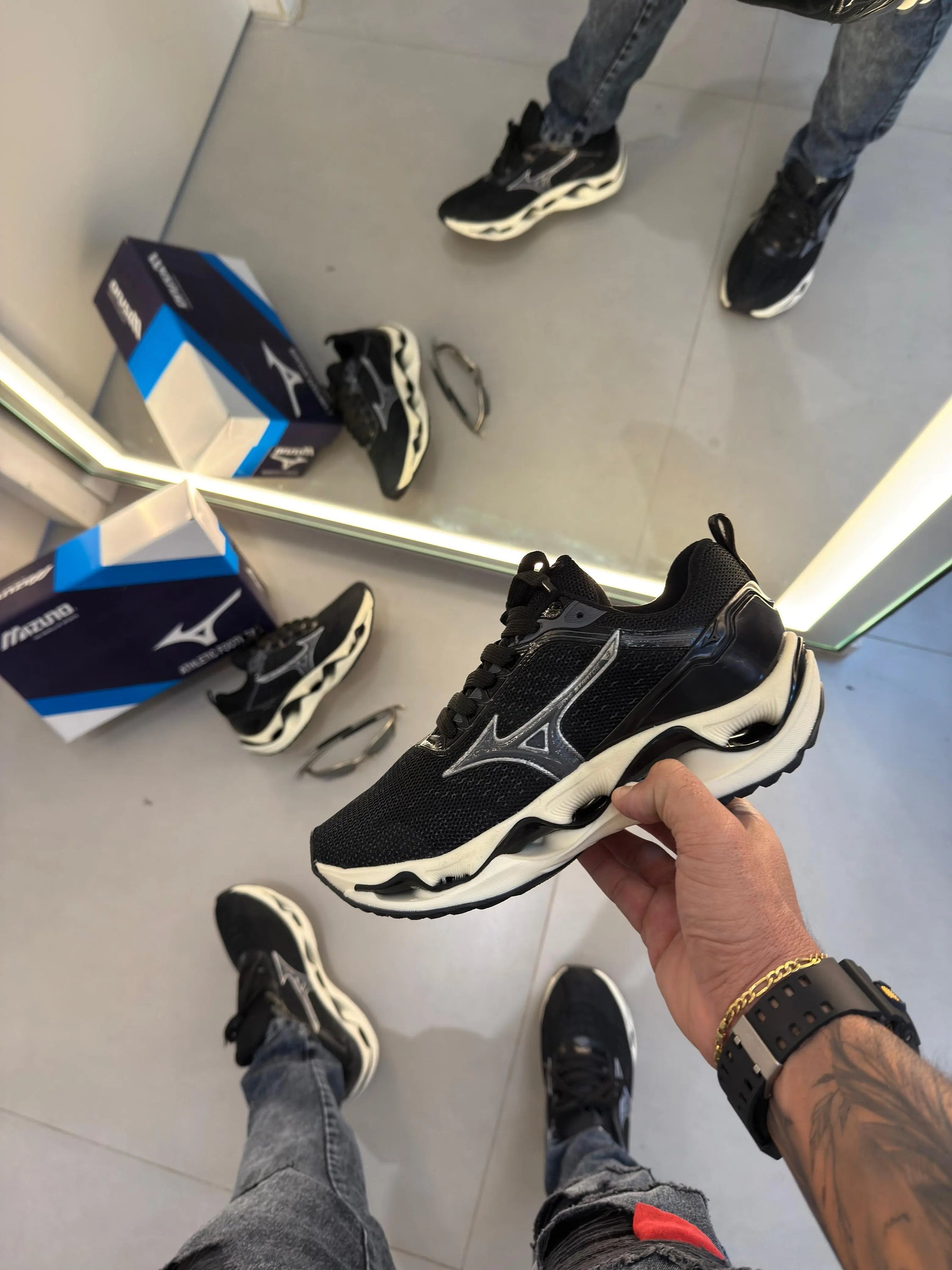 Tênis Masculino MZN Wave Stratos 3