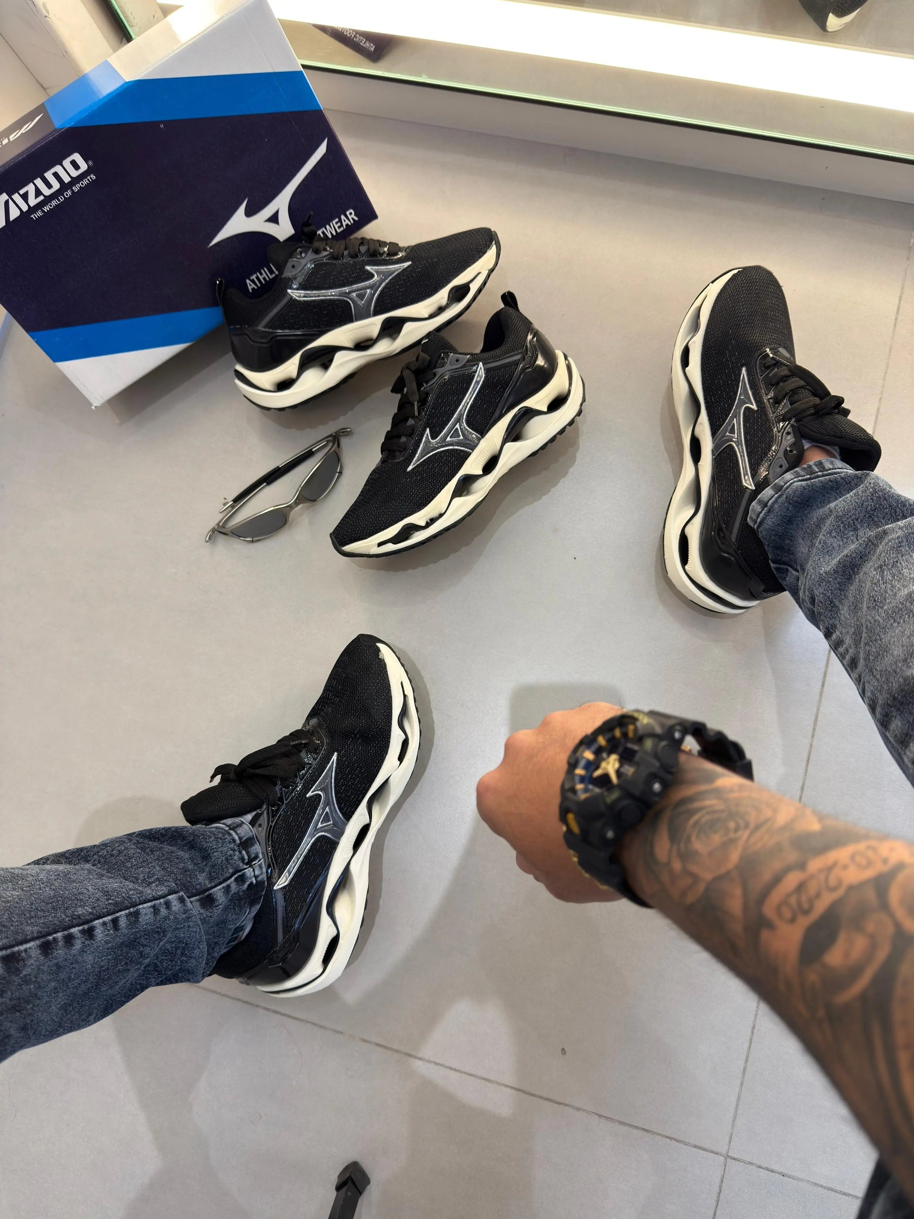Tênis Masculino MZN Wave Stratos 3