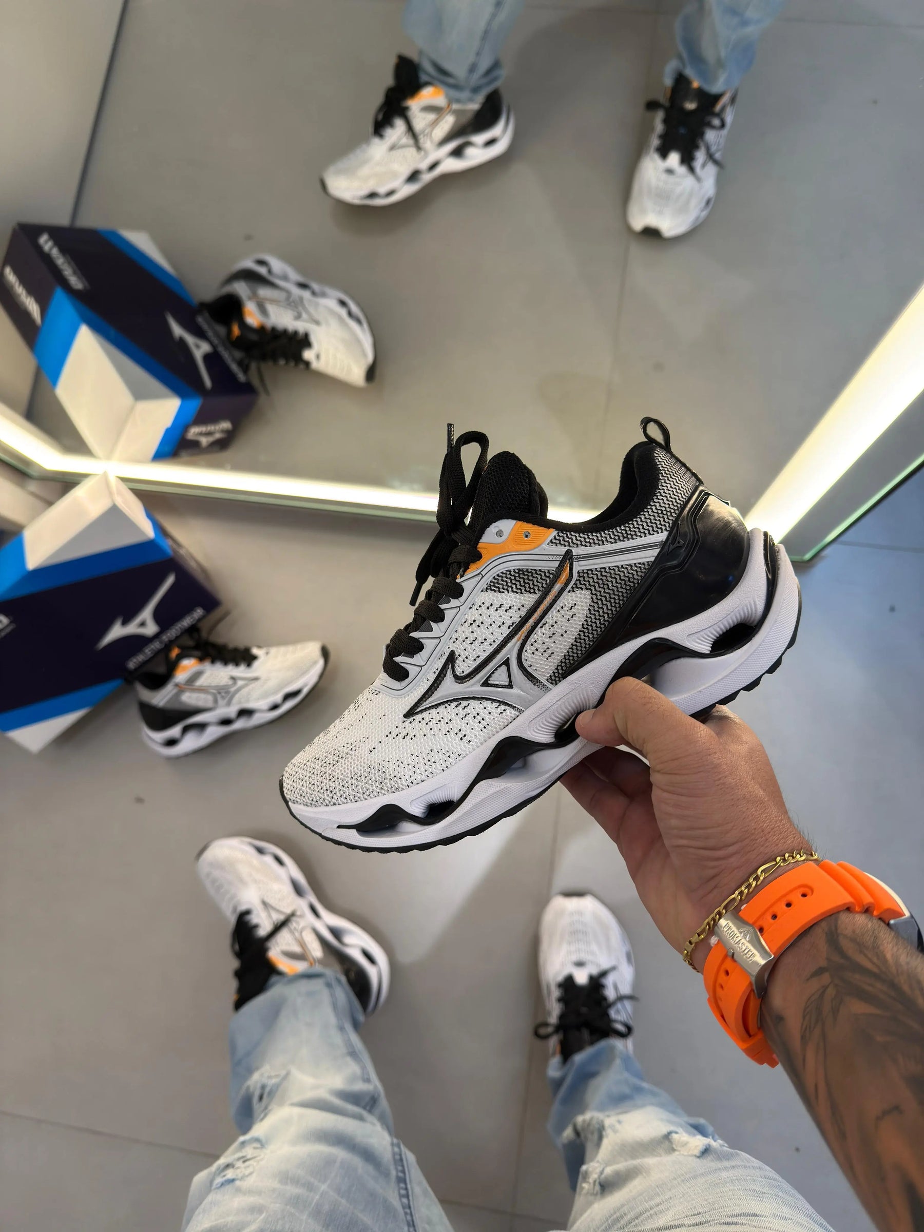 Tênis Masculino MZN Wave Stratos 3