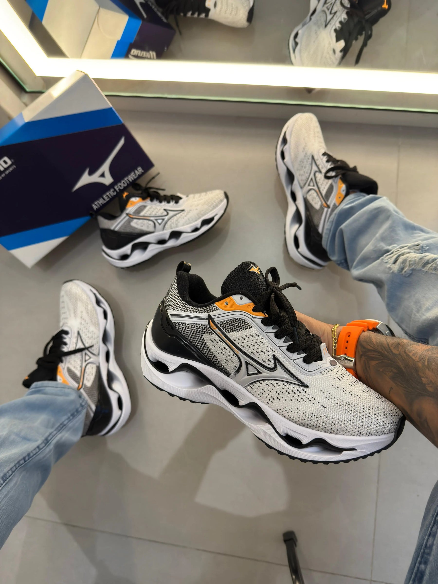 Tênis Masculino MZN Wave Stratos 3