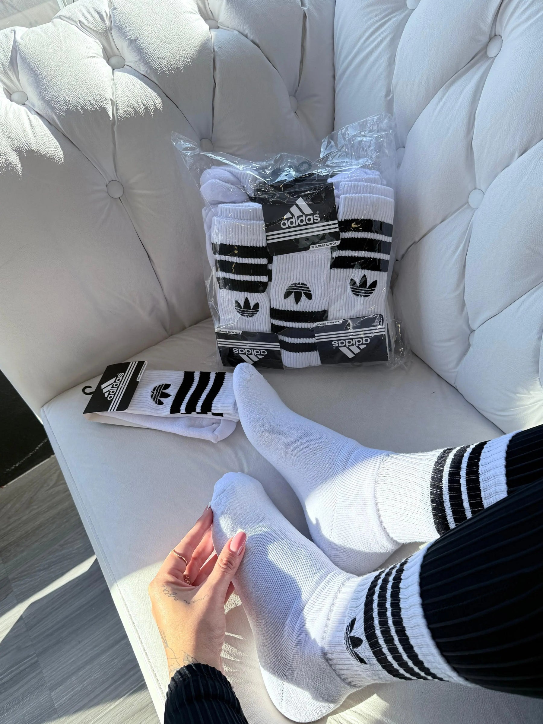 Par de Meias Unissex Adidas
