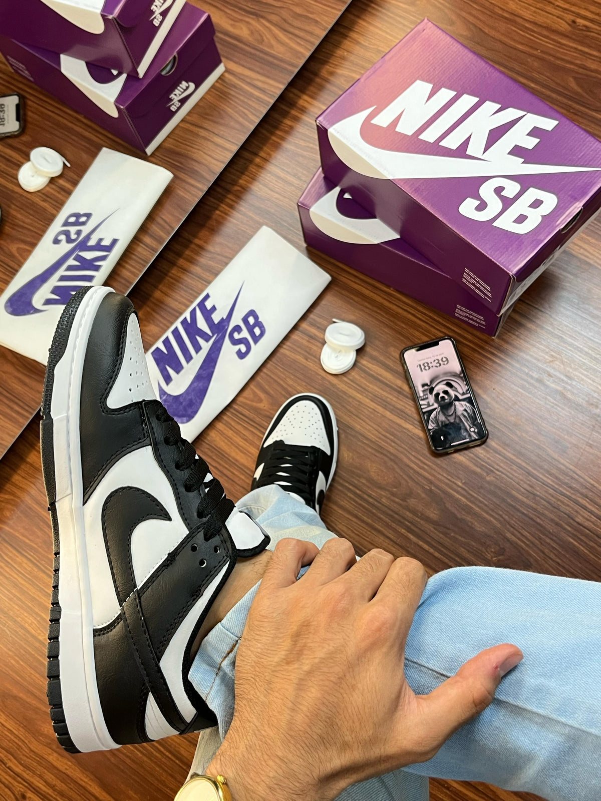 Tênis Unissex NK SB Dunk ‘Panda’