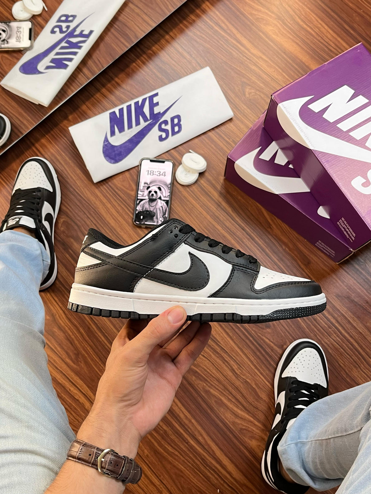 Tênis Unissex NK SB Dunk ‘Panda’