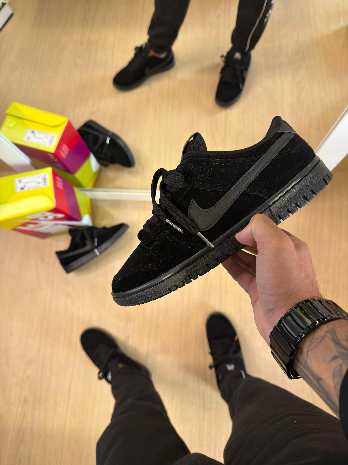 Tênis Unissex NK SB Dunk Masculino Preto