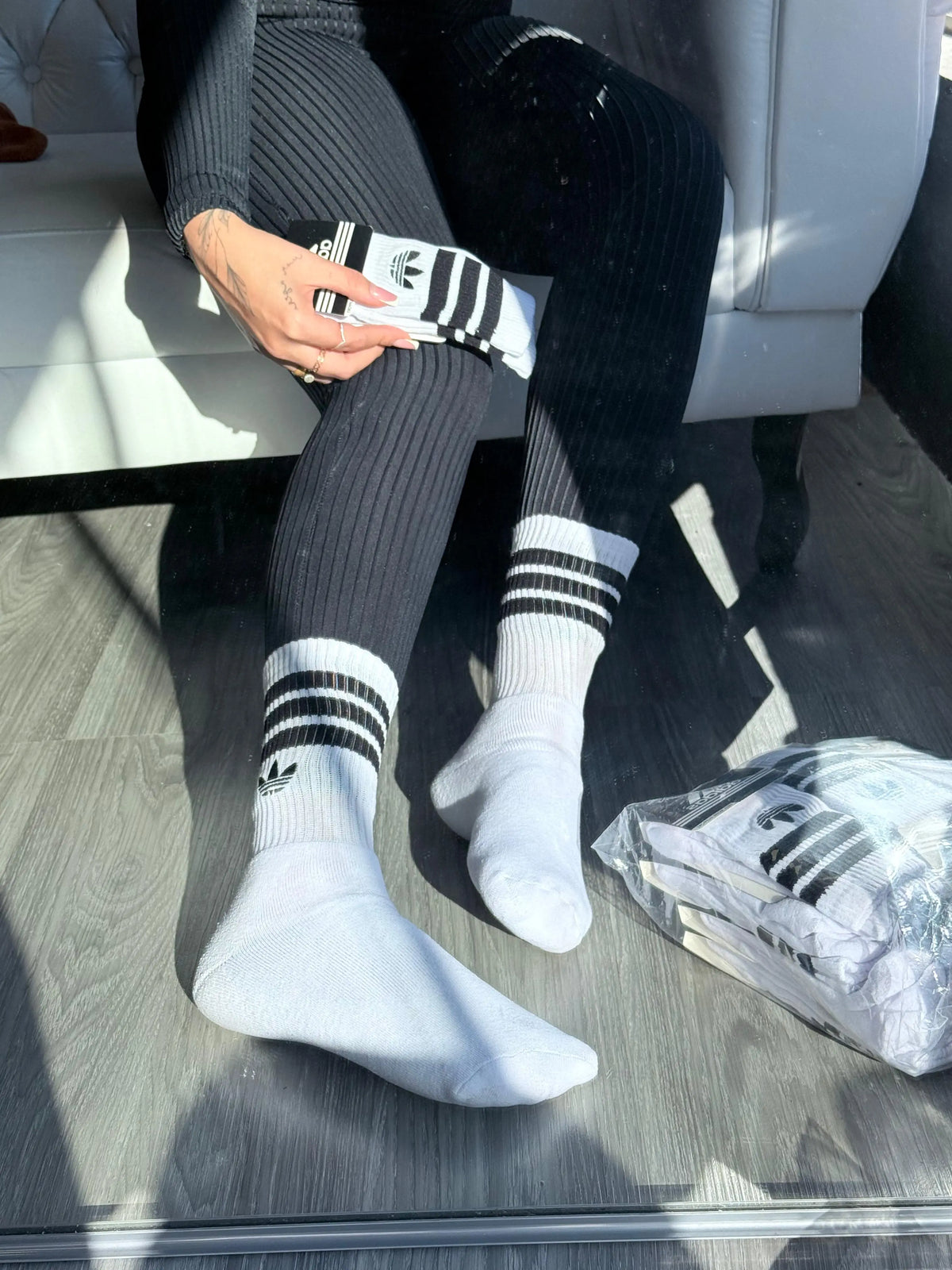 Par de Meias Unissex Adidas