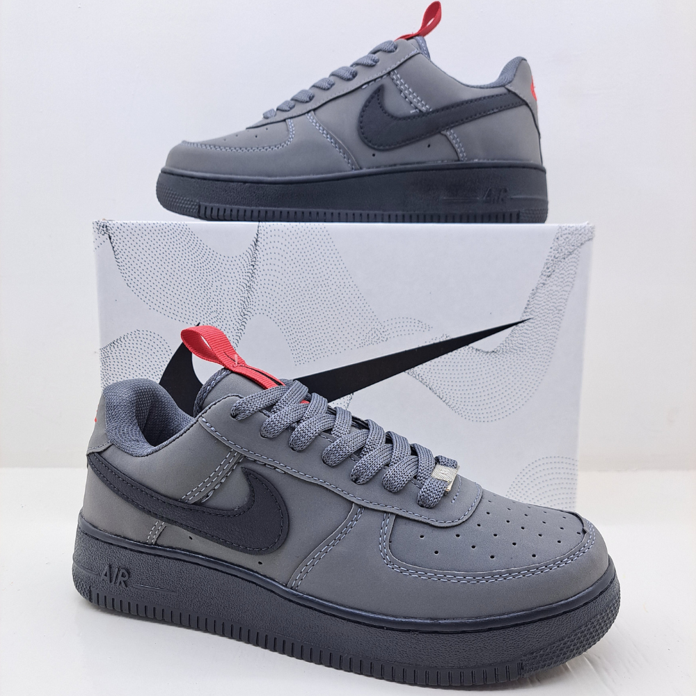 Tênis Unissex NK Air Force 1 Cinza Premium