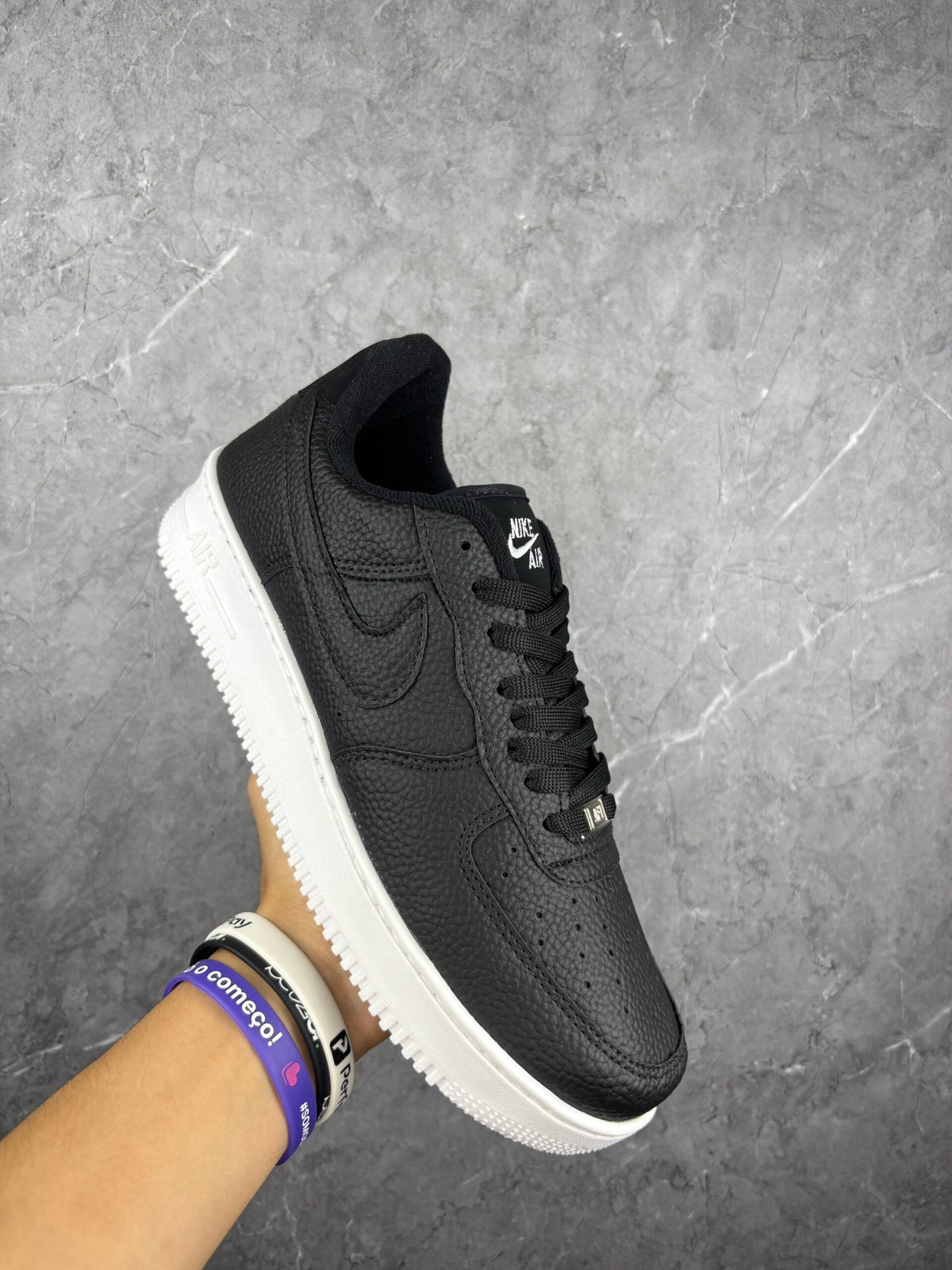 tenis-masculino-air-force-black-croco-runera